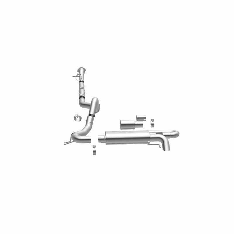 Magnaflow 19559 FITS: MagnaFlow 2021 Ford Bronco Overland Series Cat-Back Exhaust w/ Single Straight Driver Exit- No Tip