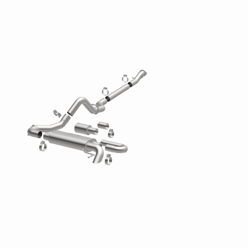 Magnaflow 19559 FITS: MagnaFlow 2021 Ford Bronco Overland Series Cat-Back Exhaust w/ Single Straight Driver Exit- No Tip