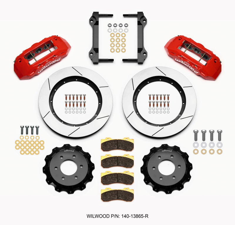 Wilwood 140-13865-R FITS TX6R Front Kit 15.50in Red 2010-Up Ford F150 (6 lug)