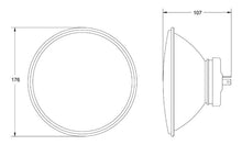 Load image into Gallery viewer, Hella LA002395031 FITS 7 inch 165MM H4 ECE Head Lamp
