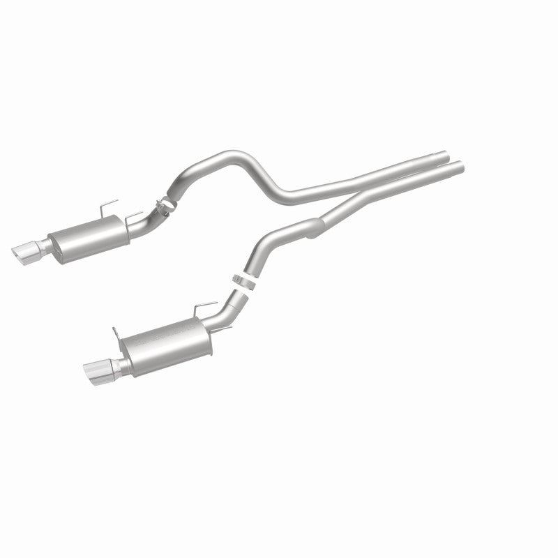 Magnaflow 15149 FITS: MagnaFlow 13 Ford Mustang Dual Split Rear Exit Stainless Cat Back Performance Exhaust (Street)