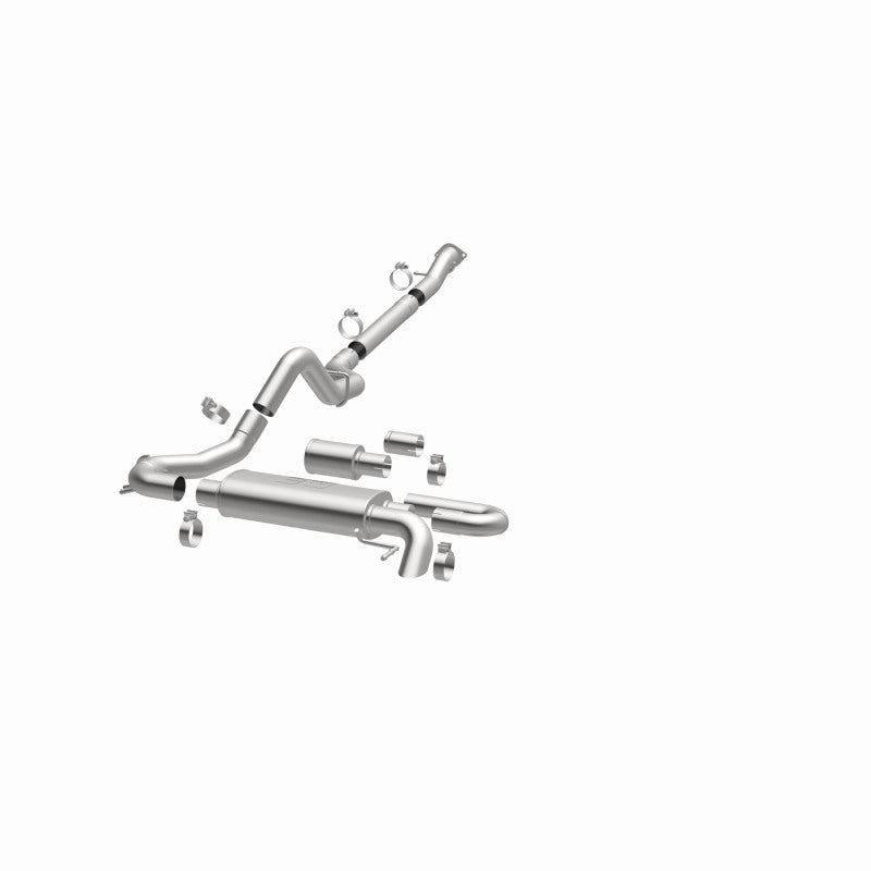 Magnaflow 19559 FITS: MagnaFlow 2021 Ford Bronco Overland Series Cat-Back Exhaust w/ Single Straight Driver Exit- No Tip