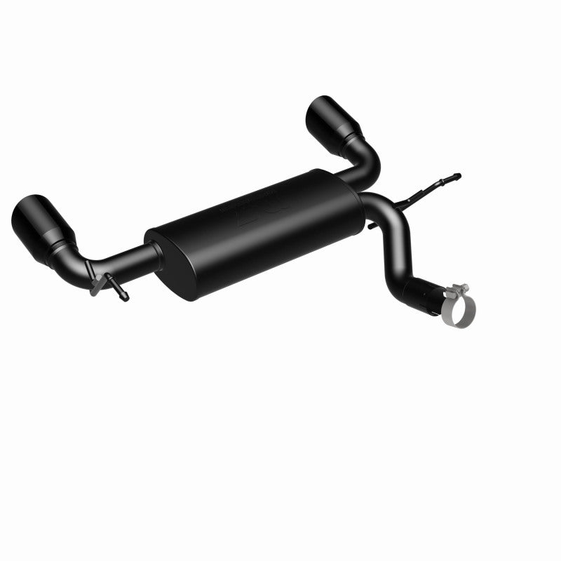 Magnaflow 15160 FITS: MagnaFlow 07-17 Jeep Wrangler JK 3.8/3.6L Dual Split Rear Exit Black Axle-Back Exhaust