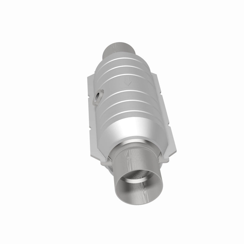 Magnaflow 51356 FITS MagnaFlow Conv Univ 2.5in Inlet/Outlet Center/Center Round 11in Body L x 5.125in W x 15in Overall L