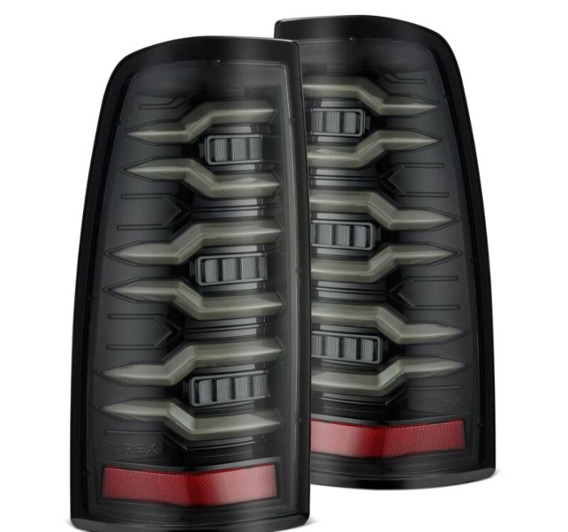 AlphaRex 620005 FITS 99-06 Chevrolet Silverado Sierra LUXX-Series LED Tail Lights Alpha-Black
