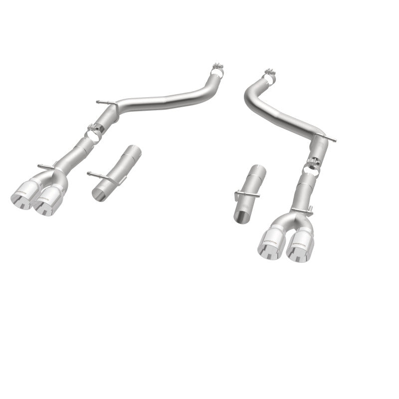 Magnaflow 19218 FITS: MagnaFlow Axle-Back, SS, 2.5in, Quad Split Rear 3.5in Tip 2015 Dodge Challenger 3.6L V6