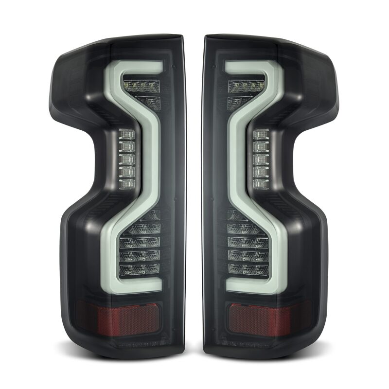 AlphaRex 620070 FITS 19-23 Chevrolet Silverado 1500/2500HD/3500HD PRO-Series LED Tail Lights Jet Black