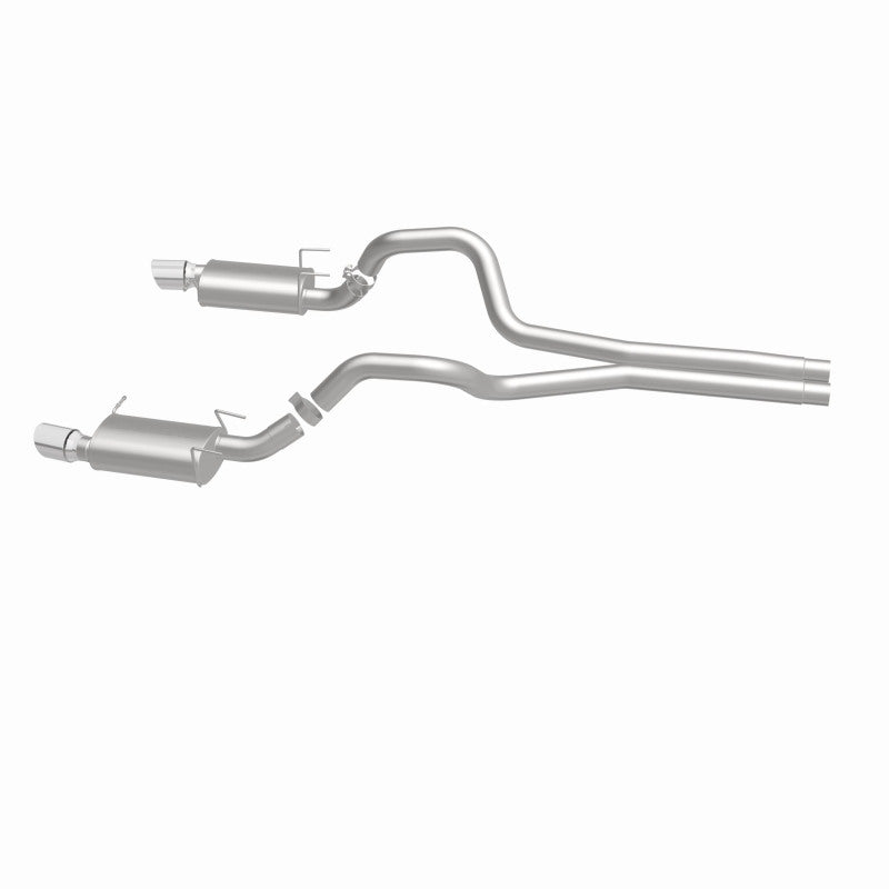 Magnaflow 15149 FITS: MagnaFlow 13 Ford Mustang Dual Split Rear Exit Stainless Cat Back Performance Exhaust (Street)