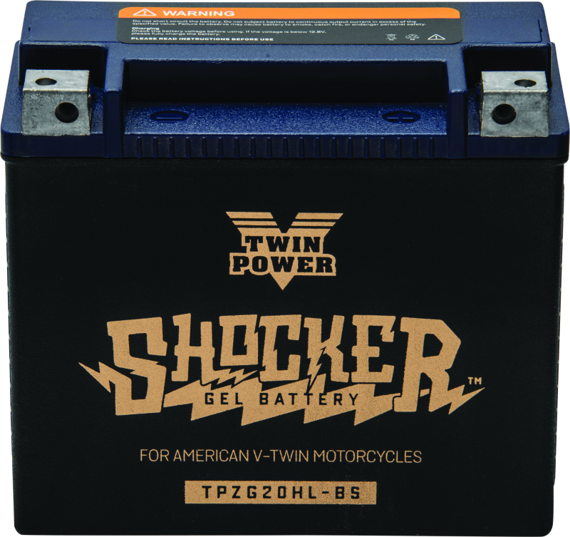 Twin Power YTX-20HL Shocker Gel Battery Replaces H-D 65989-97A