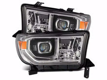 Load image into Gallery viewer, AlphaRex 880827 FITS 07-13 Toyota Tundra / 08-17 Sequoia PRO-Series Projector Headlights Chrome w/Seq. Sig. + DR