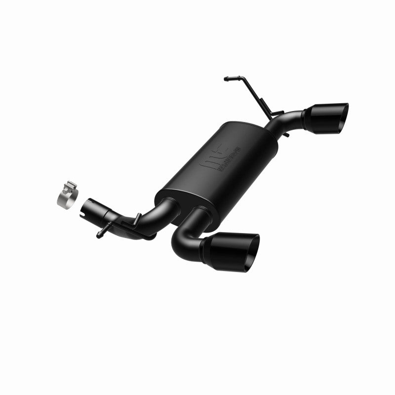 Magnaflow 15160 FITS: MagnaFlow 07-17 Jeep Wrangler JK 3.8/3.6L Dual Split Rear Exit Black Axle-Back Exhaust