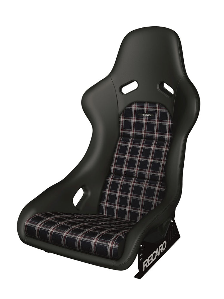 Recaro 087.00.0B28-01 - Classic Pole Position ABE SeatBlack Leather/Classic Checkered Fabric