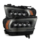 AlphaRex 880577 FITS 19-23 Dodge Ram 1500 (MK II 2500 Style) NOVA-Series LED Projector Headlights Alpha-Black