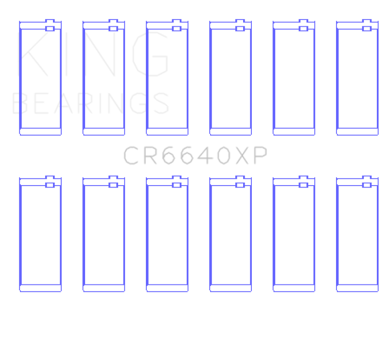 King BMW M20/M50 2.0L/2.5L/2.7L (Size STDX) Performance Rod Bearing Set