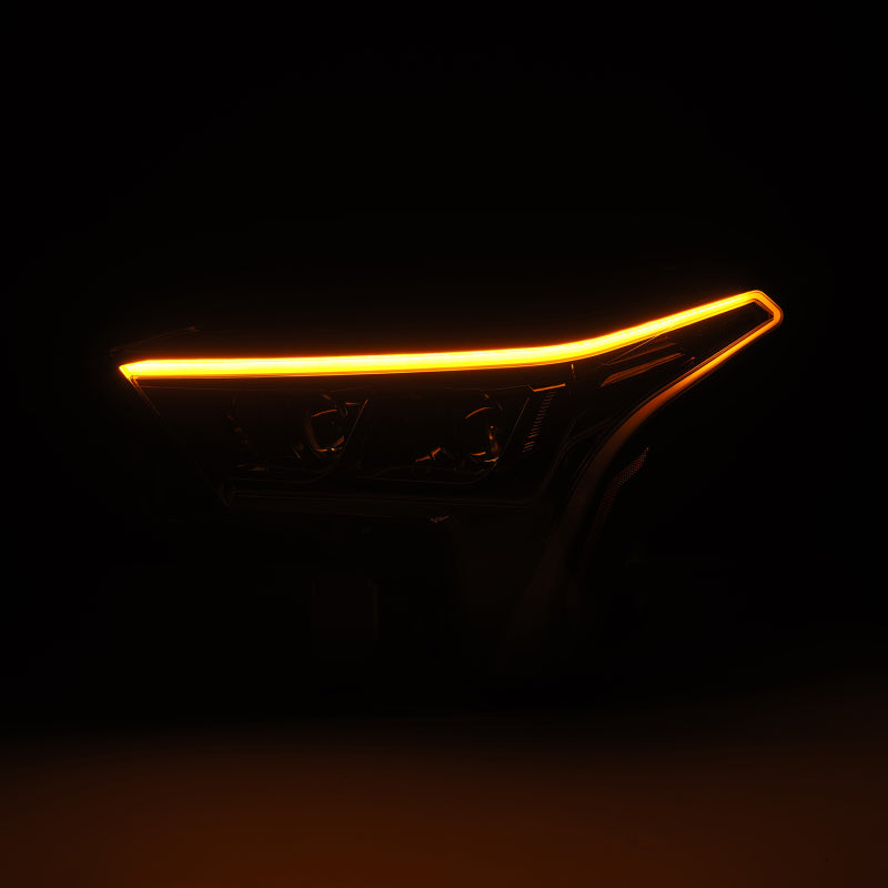AlphaRex 22-23 Toyota Tundra/Sequoia LED Proj Headlights Alpha-Blk w/ Seq Activ Light/Seq Signal/DRL