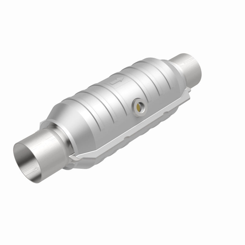 Magnaflow 51356 FITS MagnaFlow Conv Univ 2.5in Inlet/Outlet Center/Center Round 11in Body L x 5.125in W x 15in Overall L