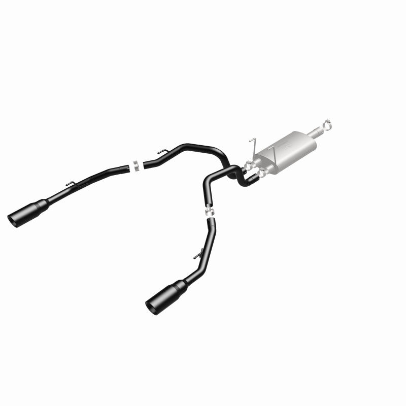 Magnaflow 15363 FITS: 09-15 Dodge Ram 1500 V8 Dual Spilt Rear Exit Black Stainless C/B Perf Exhaust