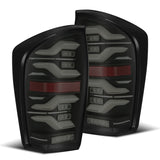 AlphaRex 680090 FITS 16-21 Toyota TacomaLUXX LED Taillights Blk w/Activ Light/Seq Signal