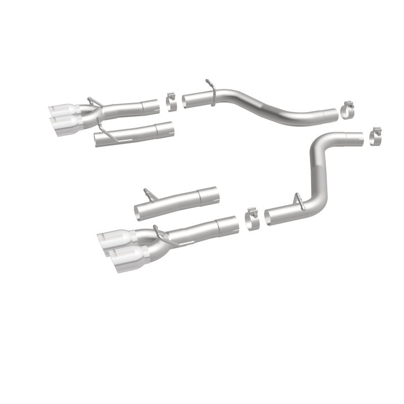 Magnaflow 19218 FITS: MagnaFlow Axle-Back, SS, 2.5in, Quad Split Rear 3.5in Tip 2015 Dodge Challenger 3.6L V6