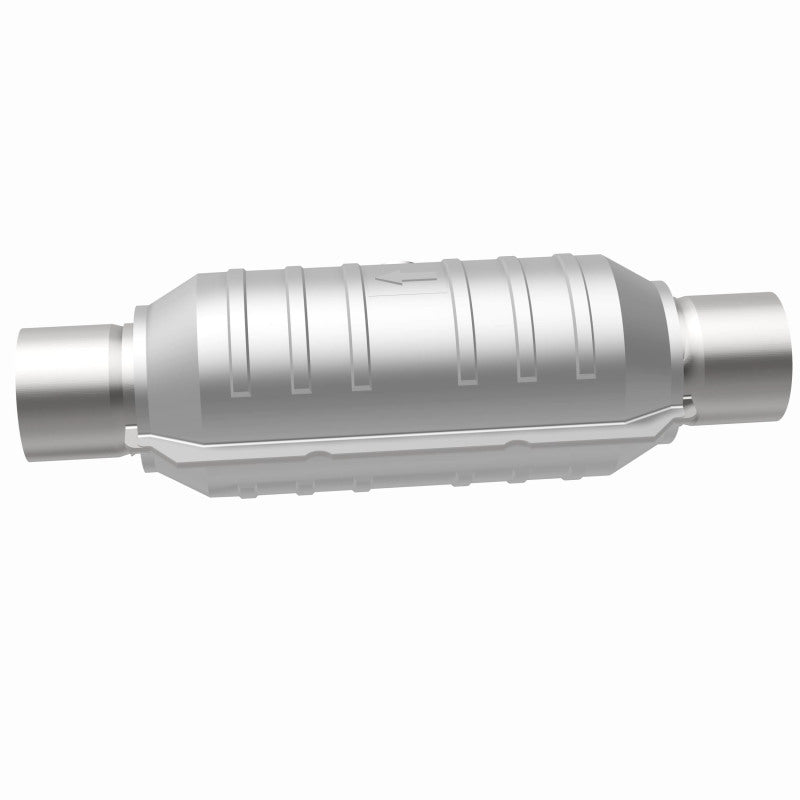 Magnaflow 51356 FITS MagnaFlow Conv Univ 2.5in Inlet/Outlet Center/Center Round 11in Body L x 5.125in W x 15in Overall L
