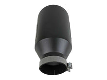 Load image into Gallery viewer, aFe Power Universal 5in Inlet 8in Outet MACH Force-XP Clamp-On Exhaust Tip - Black