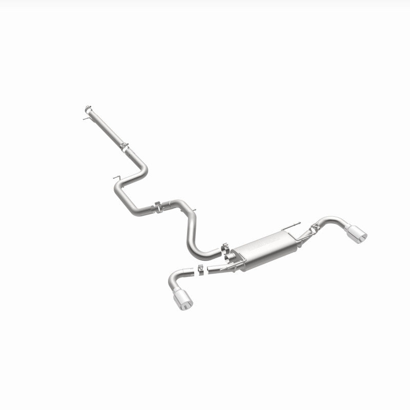 Magnaflow 15146 FITS: MagnaFlow 10-12 Mazda 3 L4 2.5L Hatchback Split Rear Exit Stainless Cat Back Performance Exhaust