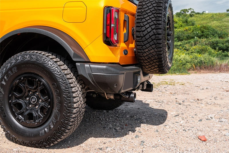 CORSA Performance 21204BPC FITS Corsa 21-24 Ford Bronco 2.3L 2-Door 2.75in Cat-Back Dual Rear Exhaust w/ 4in Straight-Cut Black Tips