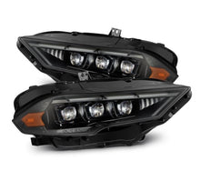 Load image into Gallery viewer, AlphaRex 880263 FITS 18-20 Ford Mustang NOVA LED Proj Headlights Alpha-Black w/Activ Light/Seq Signal/Switch DRL