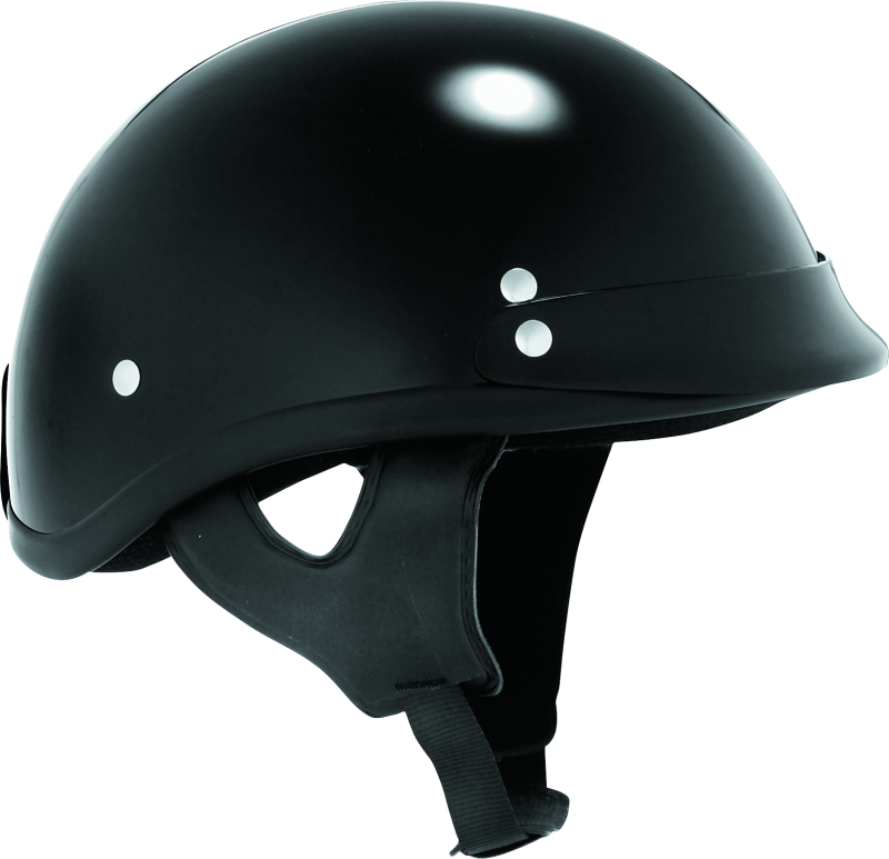 Skid Lids Traditional Helmet Black - Medium