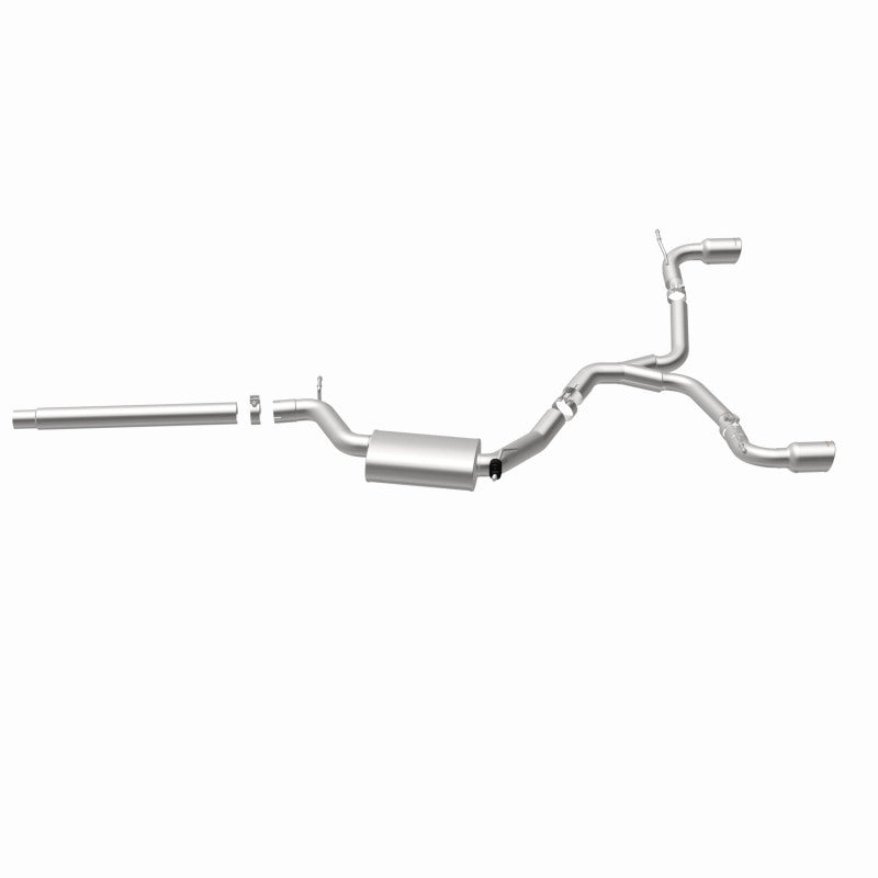 Magnaflow 15357 FITS: MagnaFlow SYS C/B Dual Split Rear Exit 4in Polished Tips 2015 VW GTI 2.0L Turbo