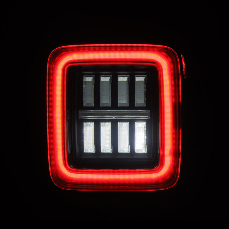 AlphaRex 602010 FITS 18-23 Jeep Wrangler JL NOVA Prismatic LED Taillights Alpha-Black
