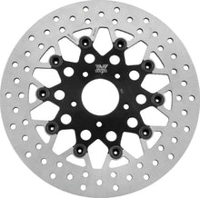 Load image into Gallery viewer, Twin Power 84-17 Big Twin Exc 11.8 and Lug Mount 84-13 XL Front 11.5in Floating Rotor Mesh Black