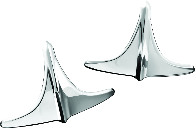 Kuryakyn Rear Fender Accents Leading Edge Chrome