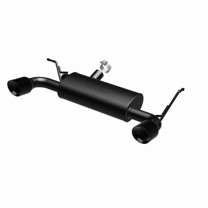 Magnaflow 15160 FITS: MagnaFlow 07-17 Jeep Wrangler JK 3.8/3.6L Dual Split Rear Exit Black Axle-Back Exhaust