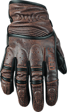 Load image into Gallery viewer, Speed and Strength Rust and Redemption Leather Gloves Brown - Large