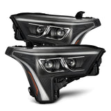 AlphaRex 22-23 Toyota Tundra/Sequoia LED Proj Headlights Black w/ Seq Activ Light/Seq Signal & DRL
