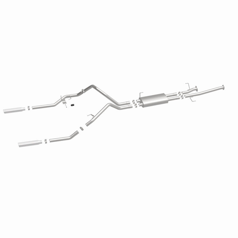 Magnaflow 15305 FITS: MagnaFlow 14 Toyota Tundra V8 4.6L/5.7L Stainless Cat Back Exhaust Dual Split Rear Exit