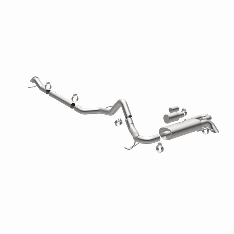 Magnaflow 19559 FITS: MagnaFlow 2021 Ford Bronco Overland Series Cat-Back Exhaust w/ Single Straight Driver Exit- No Tip