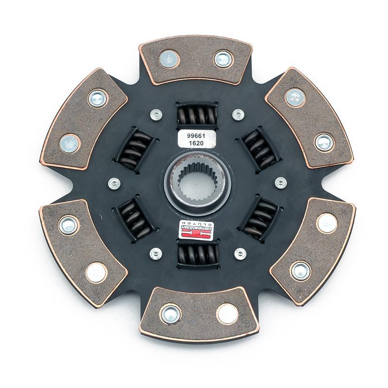 Competition Clutch 99536-1620 - Comp Clutch 89-98 Nissan 240SX 2.4L 6-Puck Sprung Ceramic Performance Clutch *DISC ONLY*