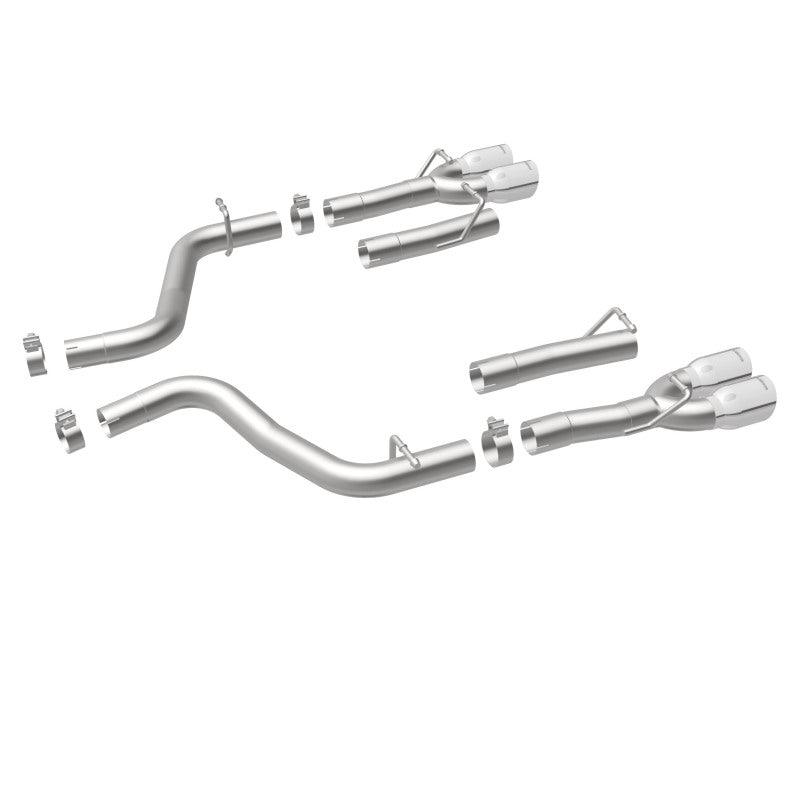 Magnaflow 19218 FITS: MagnaFlow Axle-Back, SS, 2.5in, Quad Split Rear 3.5in Tip 2015 Dodge Challenger 3.6L V6