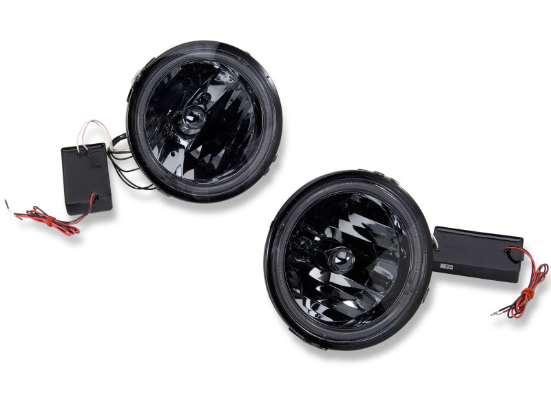 Raxiom 49134 - FITS: 05-12 Ford Mustang GT LED Halo Fog Lights (Smoked)