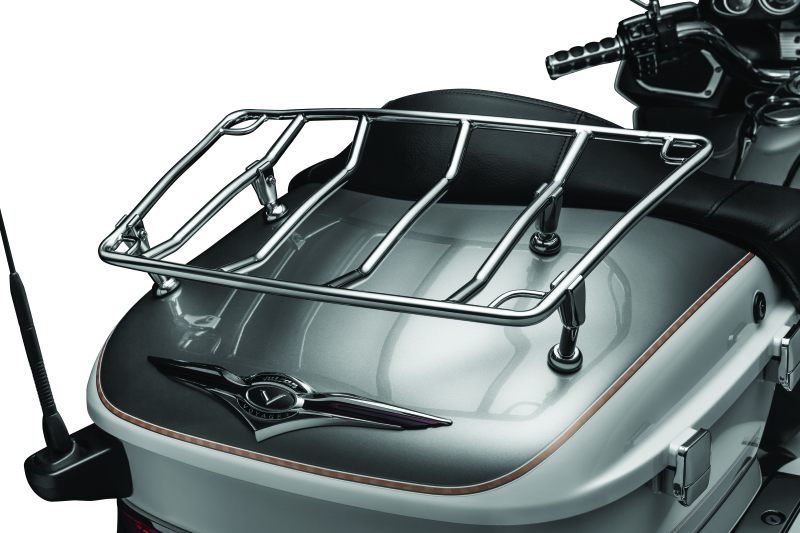 Kuryakyn Mult-Rack Adjustable Trunk Luggage Rack Chrome