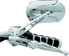 Kuryakyn Magnum Mirrors Large Flat Glass Chrome