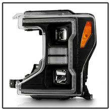 Load image into Gallery viewer, SPYDER 5088628 FITS Spyder Signature 20-22 Ford F250/F350 (Halogen) Proj. Headlights - Black (PRO-YD-FS20HALSI-SEQ-BK)