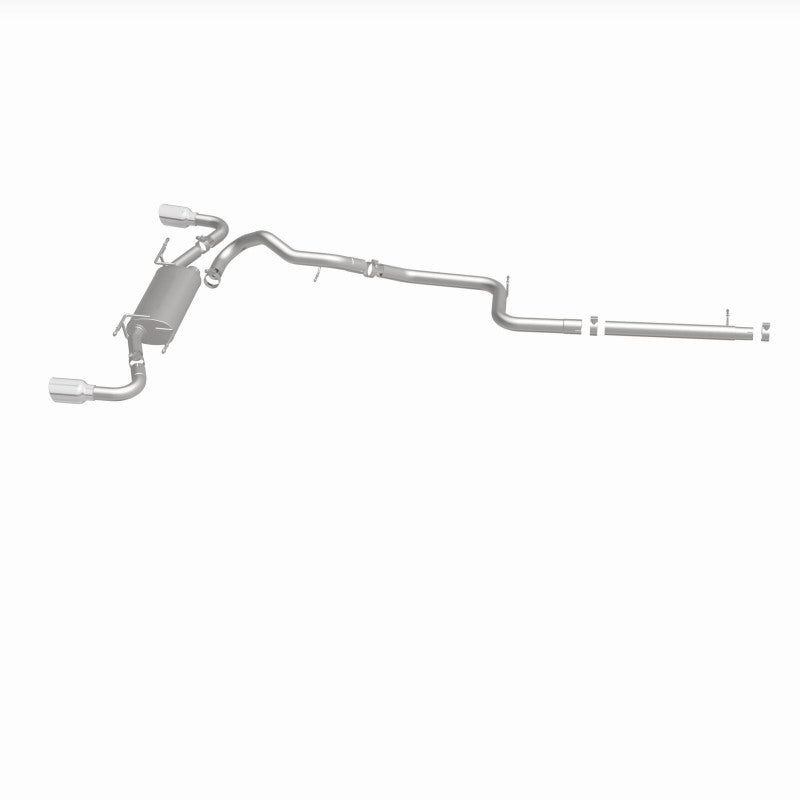 Magnaflow 15146 FITS: MagnaFlow 10-12 Mazda 3 L4 2.5L Hatchback Split Rear Exit Stainless Cat Back Performance Exhaust