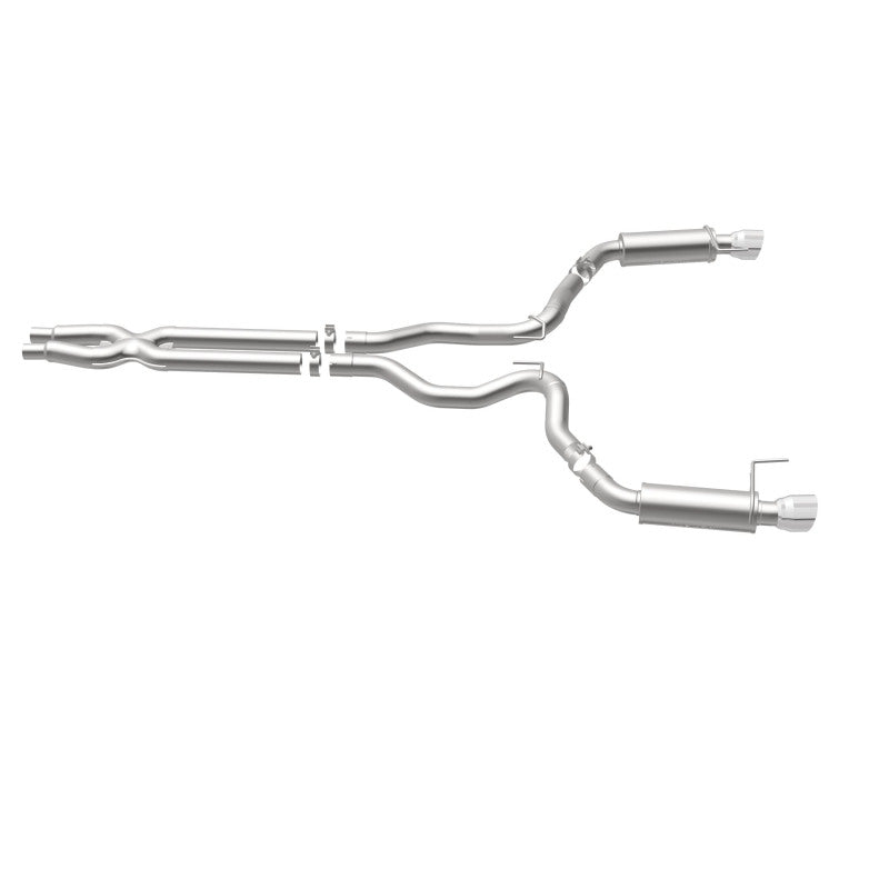 Magnaflow 19101 FITS: MagnaFlow Cat Back, SS, 3in, Competition, Dual Split Polished 4.5in Tips 2015 Ford Mustang GT V8 5.0