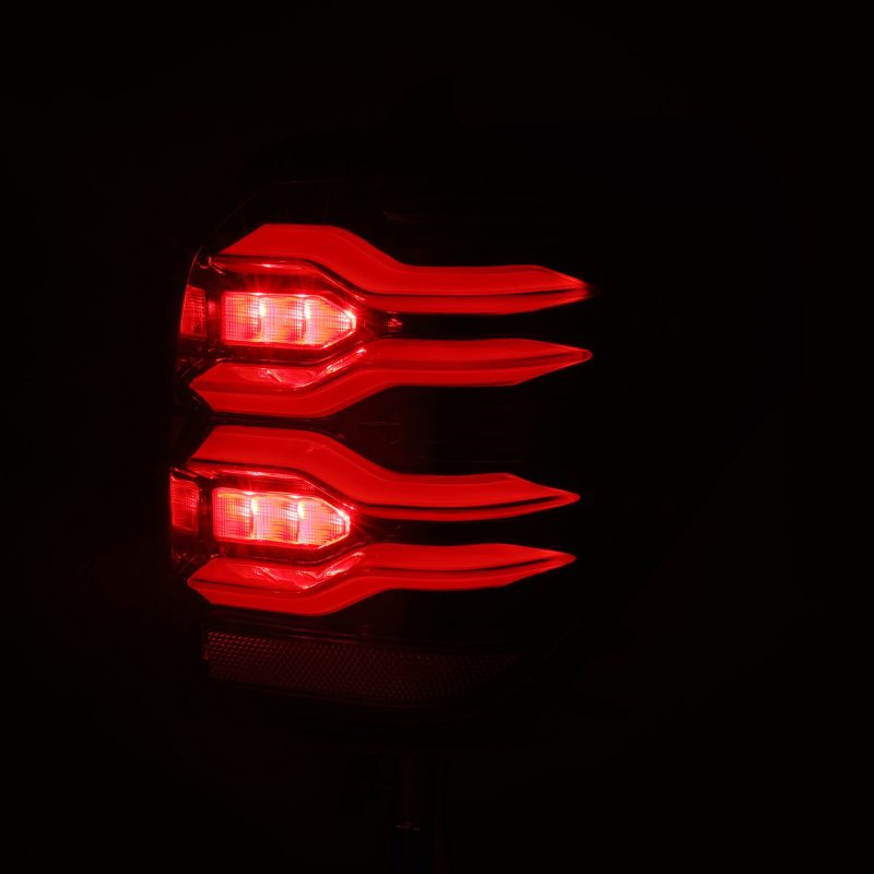 AlphaRex 690030 FITS 10-21 Toyota 4Runner LUXX LED Taillights Alpha Blk w/Activ Light/Seq Signal