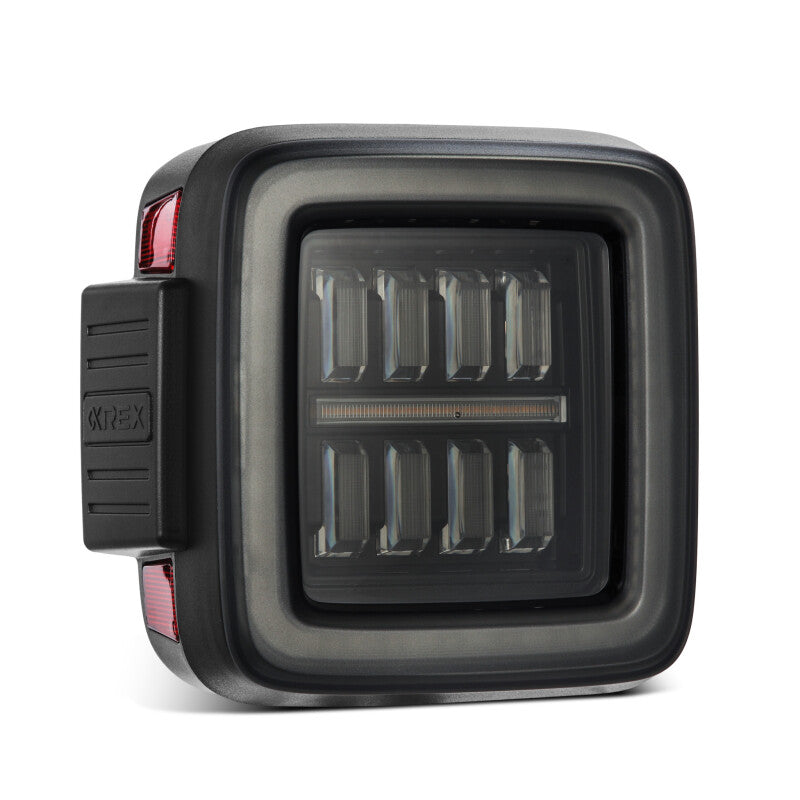 AlphaRex 602010 FITS 18-23 Jeep Wrangler JL NOVA Prismatic LED Taillights Alpha-Black