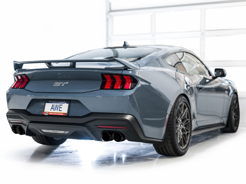 AWE Tuning 3025-43650 FITS AWE 2024 Ford Mustang GT Fastback S650 RWD SwitchPath Catback Exhaust w/ Quad Diamond Black Tips