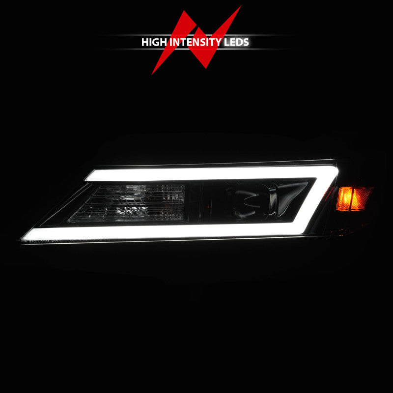 ANZO 121574 FITS Anzo 14-20 Chevrolet Impala Square Projector LED Bar Headlights w/ Black Housing